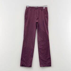 Under Armour Golf Pants Men's 34x34 Straight Leg Performance Maroon